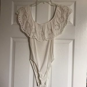 Forever 21 off the shoulder bodysuit
